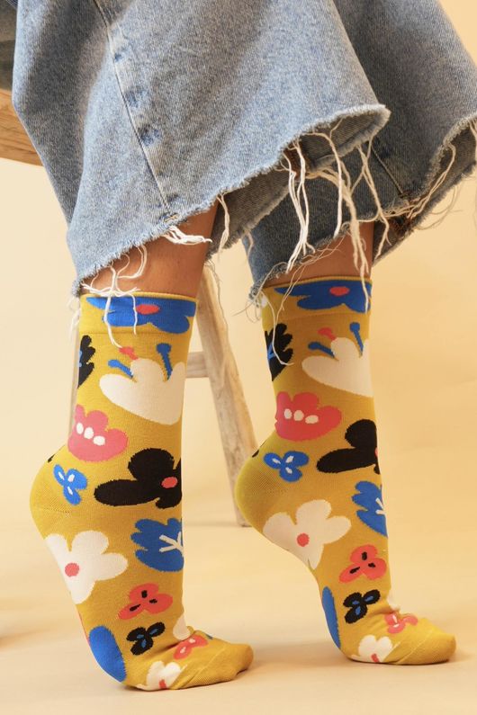  Garden Party Sock Ochre